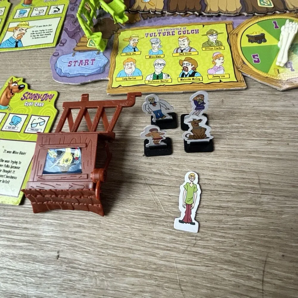Pressman Scooby-Doo Mystery Mine 3D Board Game 2013  Boxed No Manual Mostly Comp